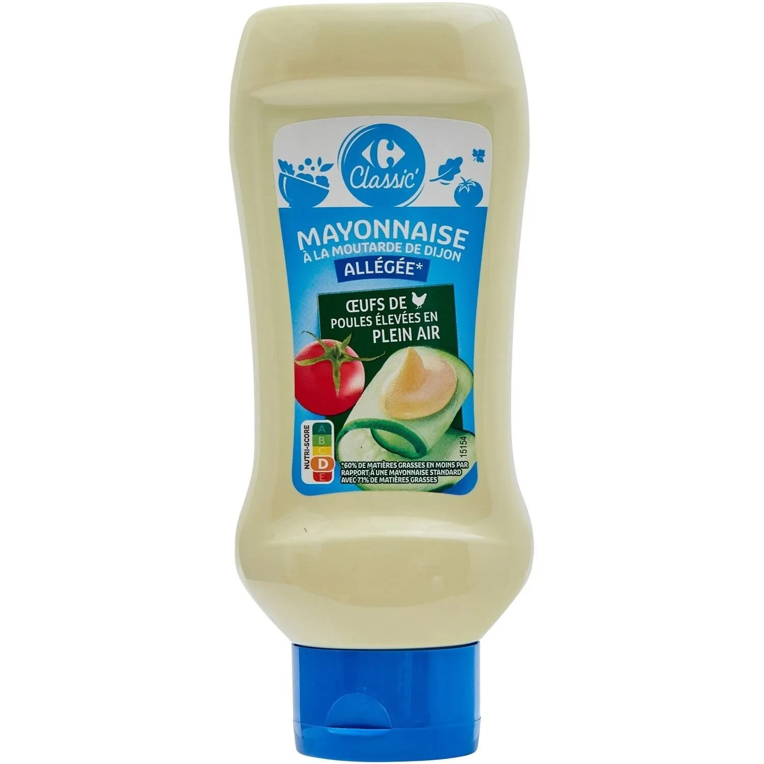 Mayonnaise allégée moutarde de Dijon CARREFOUR CLASSIC'