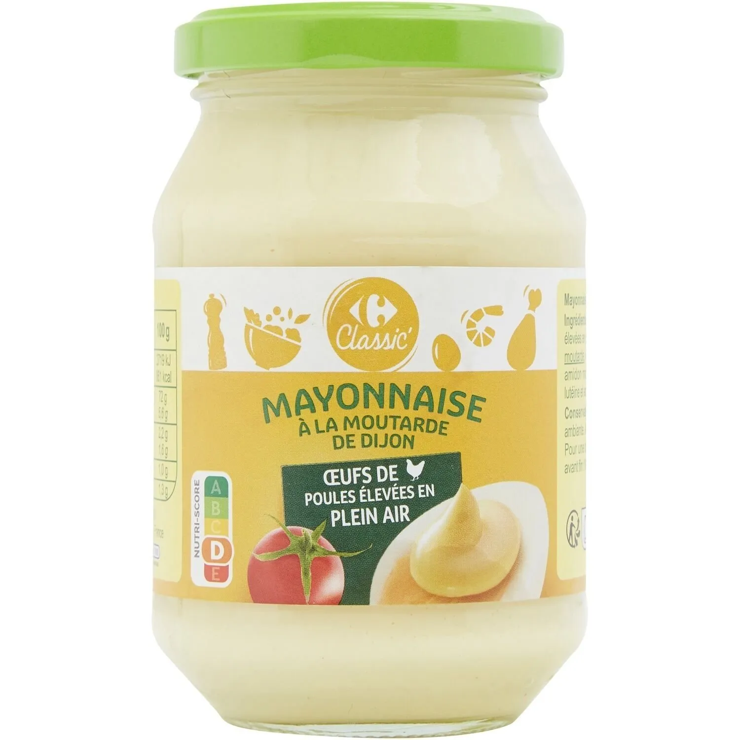Mayonnaise moutarde de Dijon CARREFOUR CLASSIC'