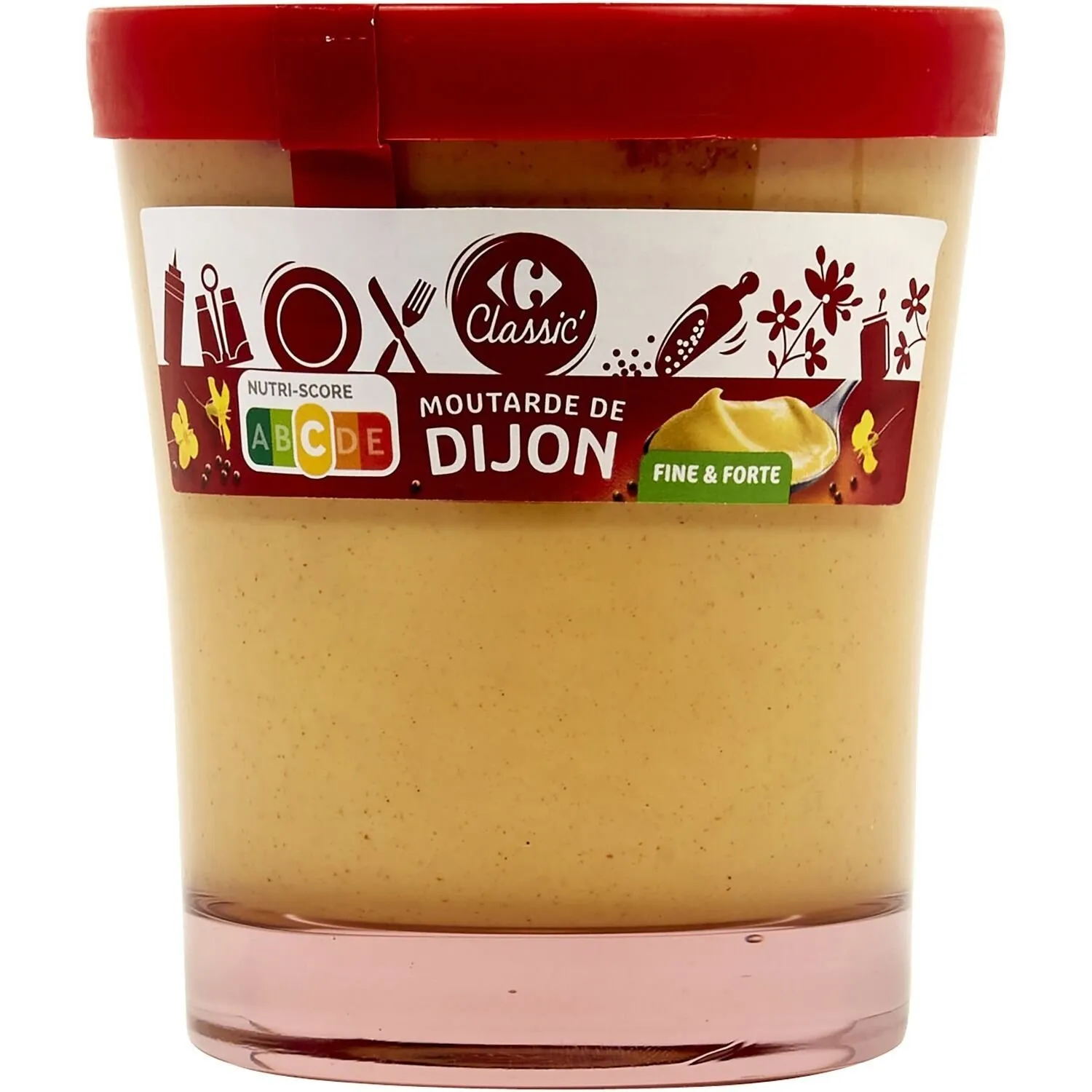 Moutarde de Dijon fine & forte CARREFOUR CLASSIC'
