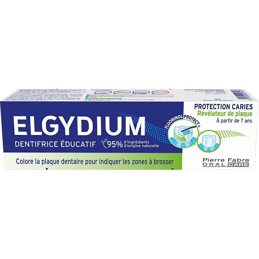 Pierre Fabre Oral Care - Elgydium Dentifrice Révélateur de Plaque 50ml