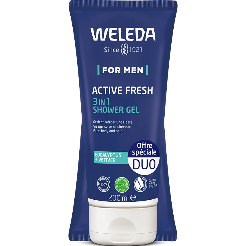 Weleda Gel Douche Énergisant Lot 2x200ml